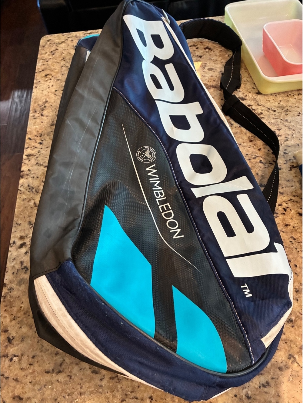 Babolat Wimbledon Tennis Racket Bag with Shoulder Strap